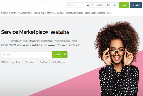 I will create professional freelance marketplace website like fiver