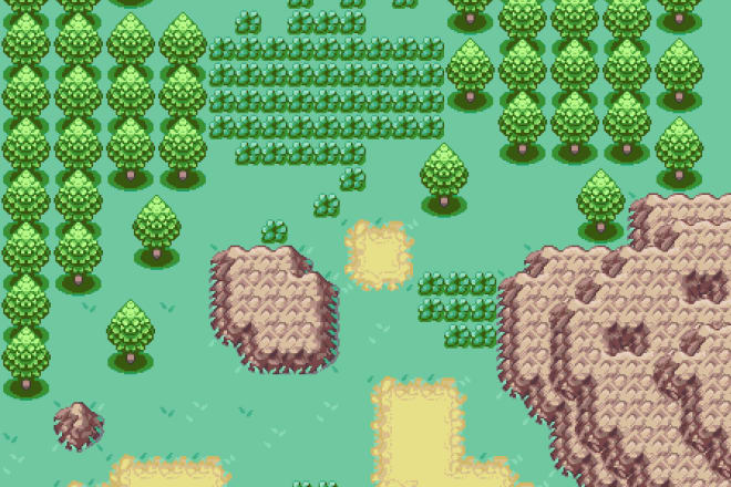 I will create professional pokemon style tilesets