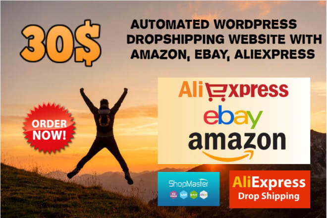 I will create profitable automated aliexpress,ebay,amazon dropshipping website