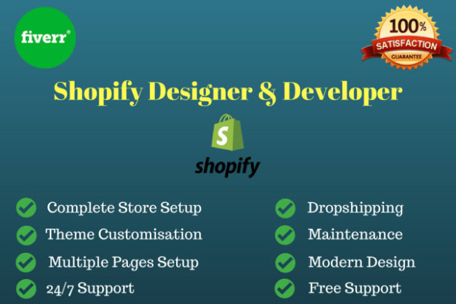 I will create shopify dropshipping store shopify website