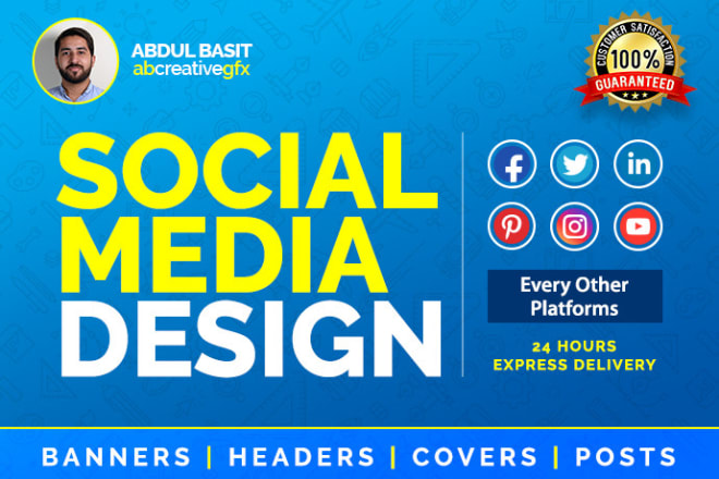 I will create social media design, posts, ads, cover images, headers, and gig image