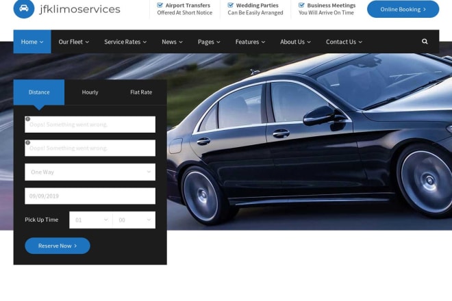 I will create taxi booking website with distance price calculator
