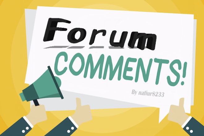 I will create top quality 50 forum comment posting backlinks