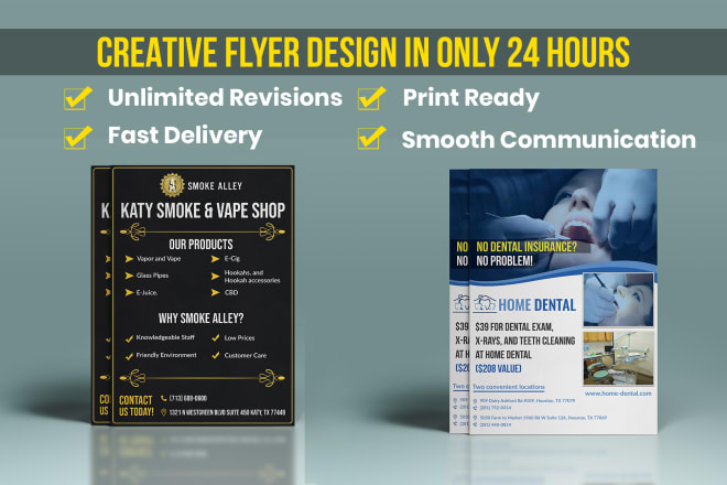 I will create unique flyer design