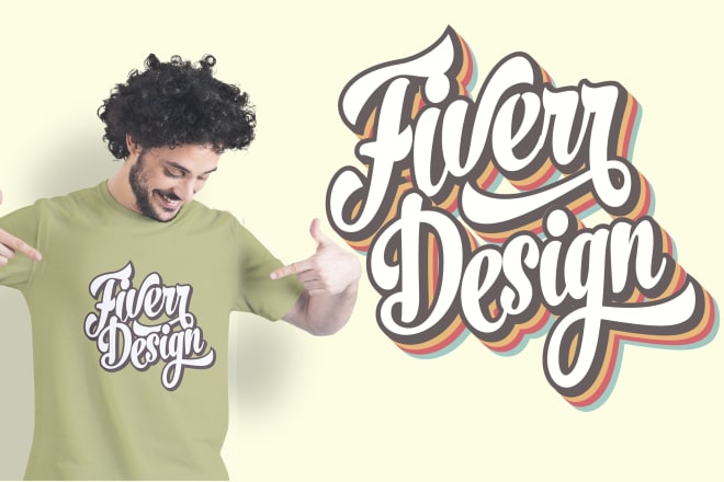 I will create unique typography graphic cool custom online t shirt