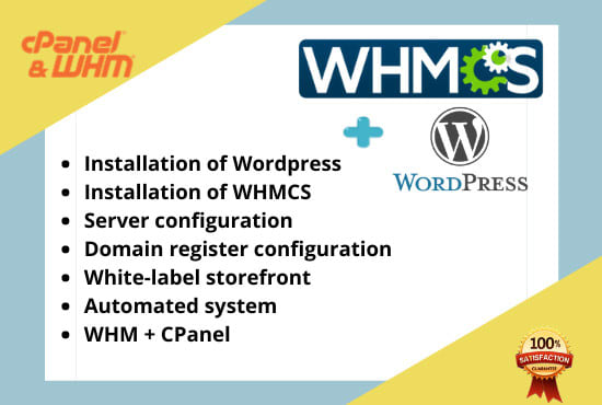 I will create web hosting provider business whmcs wordpress website