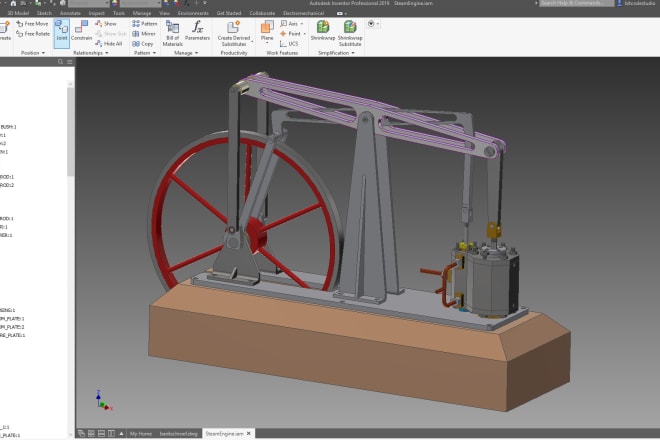 I will create your 3d project using inventor