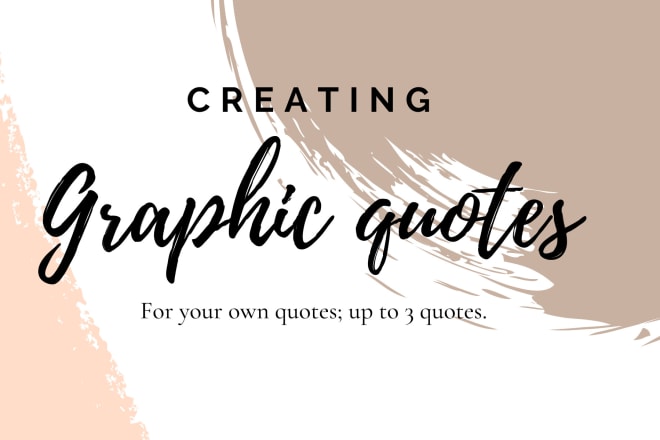 I will create your quotes into aesthetic graphic quotes
