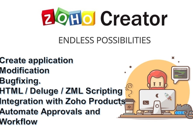 I will create zoho creator application crafted to your requirements