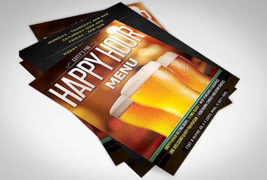 I will design a beautiful flyer, poster or brochure