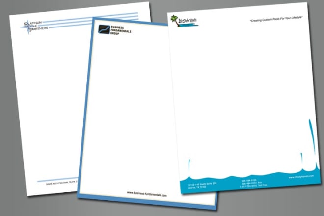 I will design a best letterhead design for your business