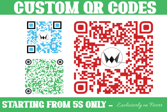 I will design a custom qr code for your business in 1 hour