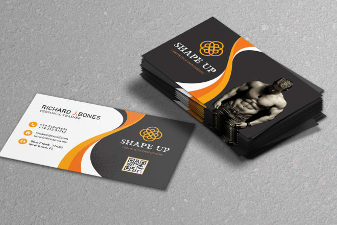 I will design a modern and professional business card