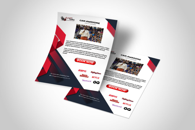 I will design a modern flyer, brochure and poster