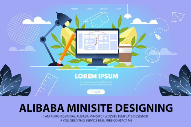 I will design alibaba website for your business alibaba minisite