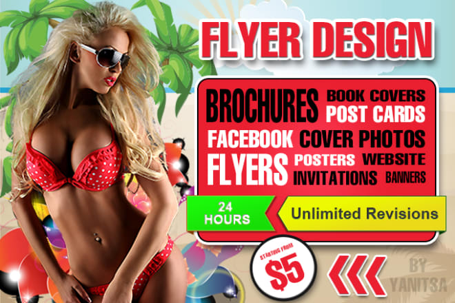I will design amazing flyer, poster, brochure, card