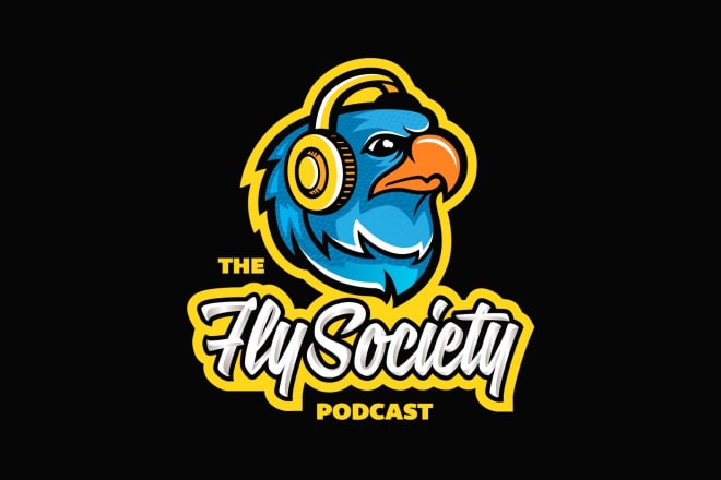 I will design an astonishing podcast logo in high definition
