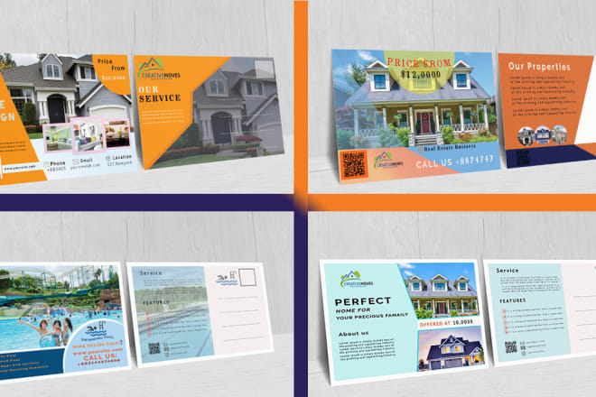 I will design an awesome postcard and direct mail eddm postcard