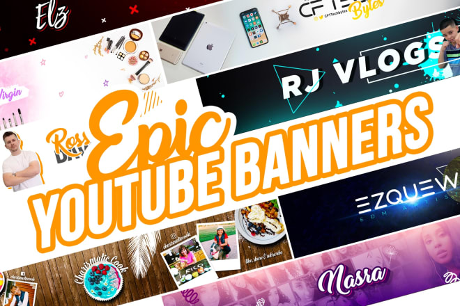 I will design an epic youtube channel art or fb cover