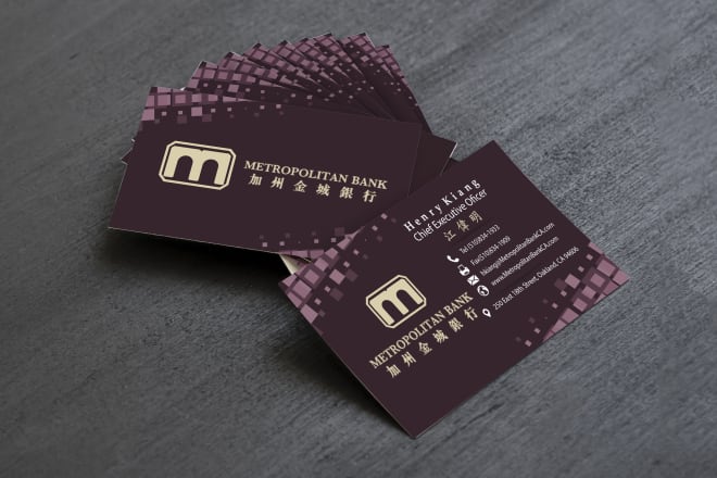 I will design an eye catching business card for you