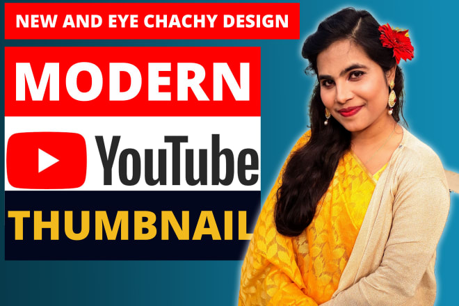 I will design attractive youtube thumbnails and gig images
