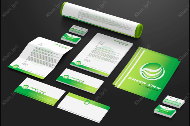 I will design business card, letterhead and stationery