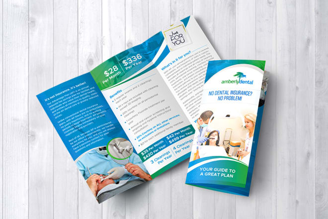 I will design business flyer, leaflet, trifold brochure, postcard