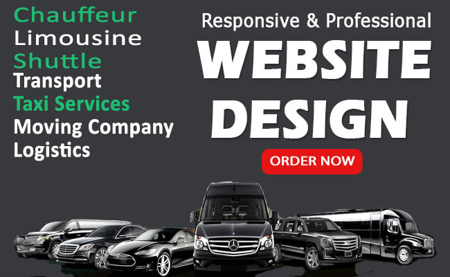 I will design chauffeur, limousine and car rental website