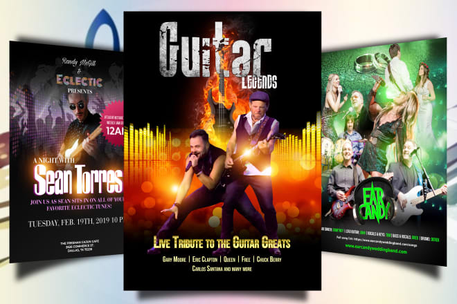I will design concert band flyers or posters