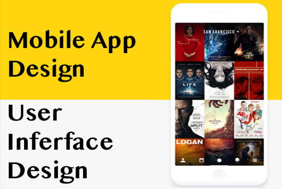 I will design mobile app user interface