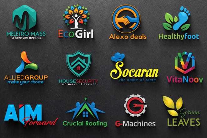 I will design professional 2d 3d logo with copyrights