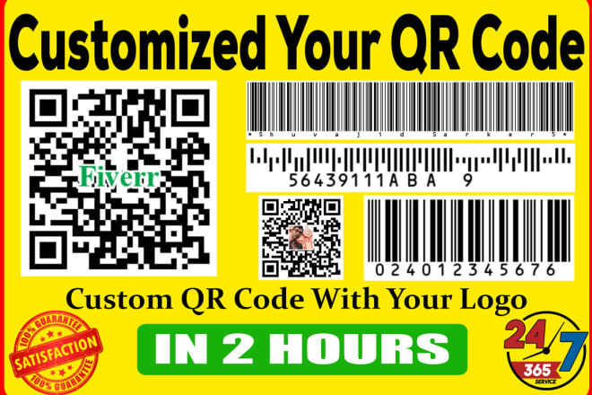 I will design professional a custom qr code