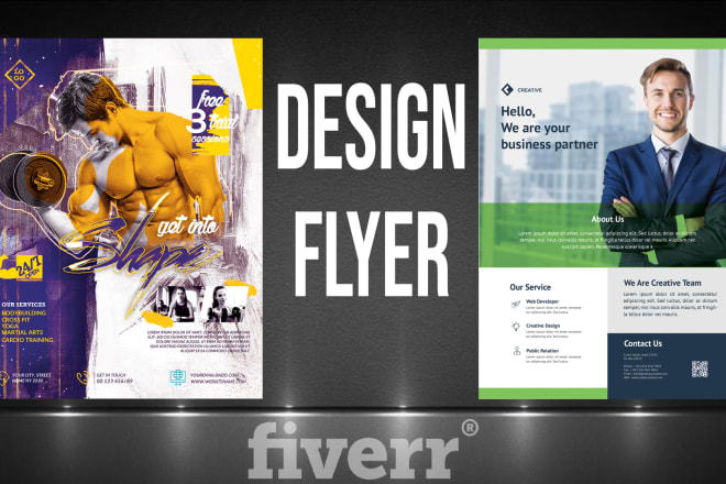 I will design professional flyer, postcard, business, church, any