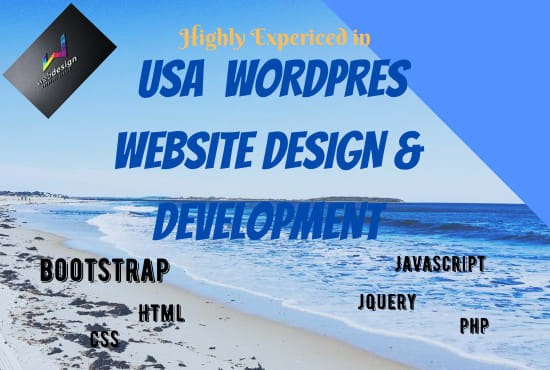 I will design professional web development with two concepts