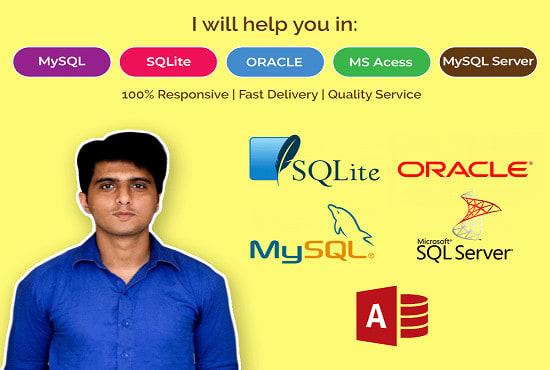I will design sql database queries also oracle and access tasks