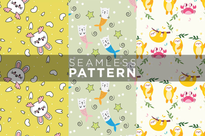 I will design stunning seamless repeat pattern