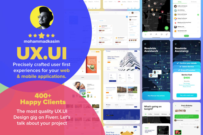 I will design the ui ux of your website or mobile application