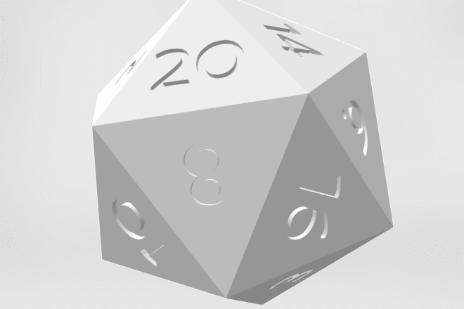 I will design your master dice to print