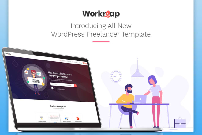 I will develop freelancer wordpress website using workreap premium