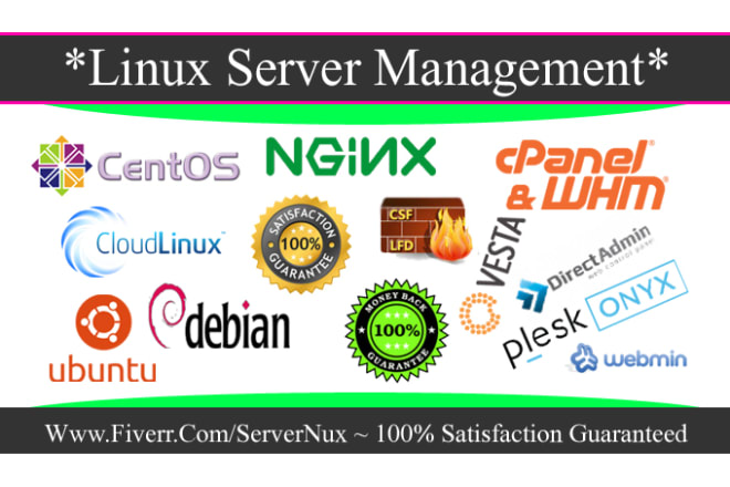I will do 24x7 install, fix issue related linux server management
