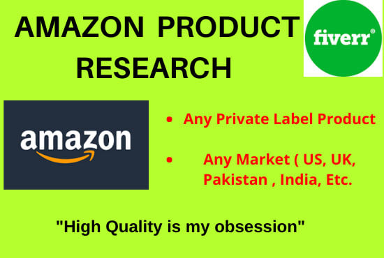 I will do a deep amazon product research and market analysis