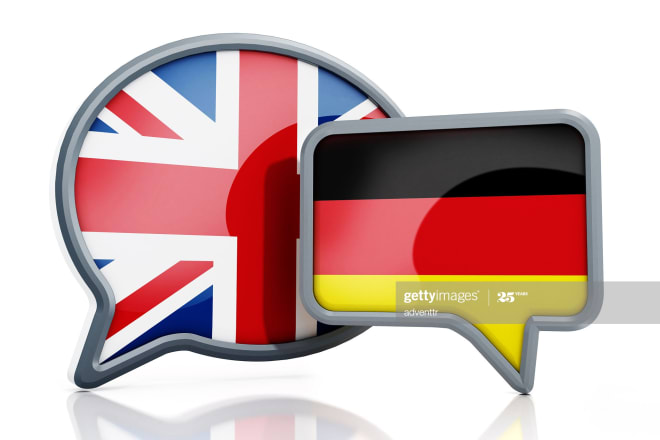 I will do a good job in translation of german to english and vice versa