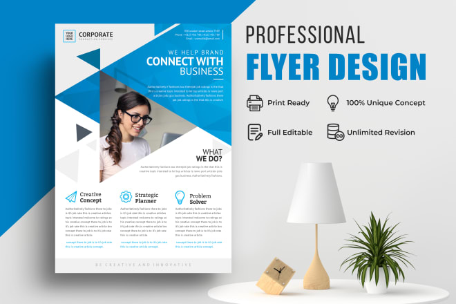 I will do amazing business flyer, poster design, leaflet design