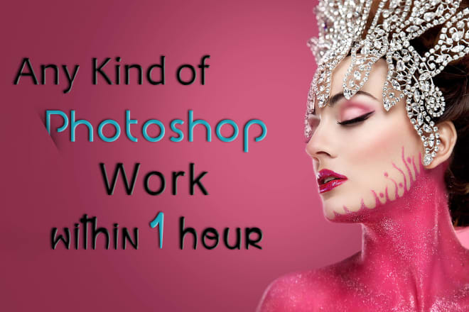 I will do any kind of photoshop editing within 1 hour