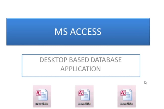 I will do any work in ms access database management forms reports