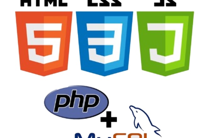 I will do any work using html, css, javascript, ajax, jquery, php, mysql