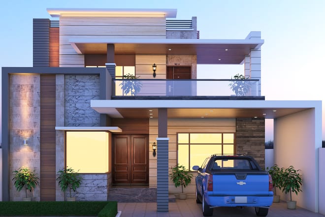 I will do architectural 3d modeling and architectural rendering