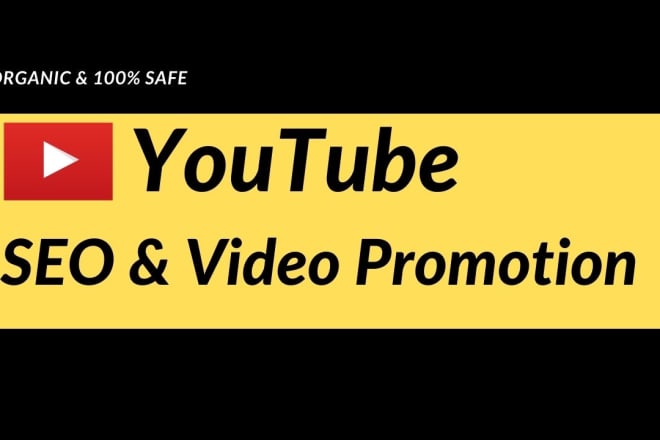 I will do best youtube SEO with video promotion by organic audience