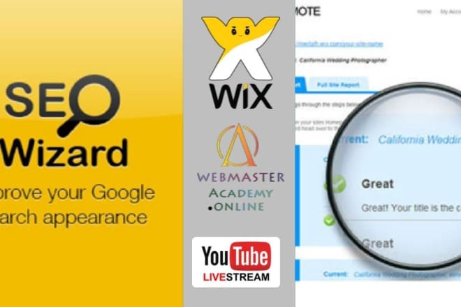 I will do complete wix SEO for 1st page google ranking