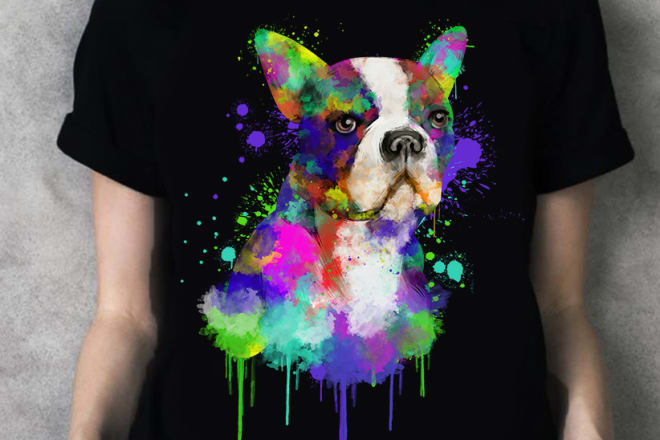 I will do custom watercolor t shirts design within 12 hours